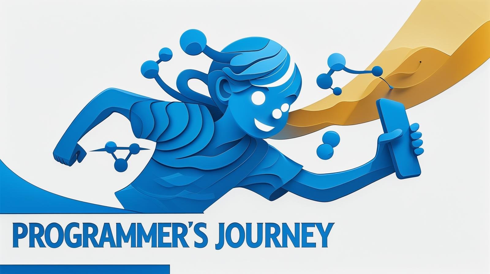 I need a poster designed for the Programmer's Journey course, specifically for teenagers aged 10-15, in a fun and engaging style..jpg